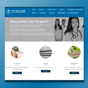 Spletna stran za Sindikat Pergam